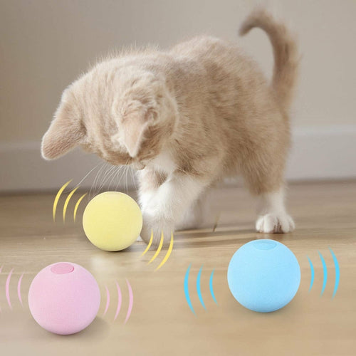 Smart Cat Toys Interactive Ball Catnip Cat Training Toy Pet Playing Ba