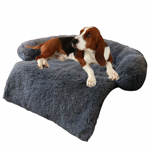 Winter Large Dog Sofa Bed with Zipper Dogs Bed Removable Cover Plush K