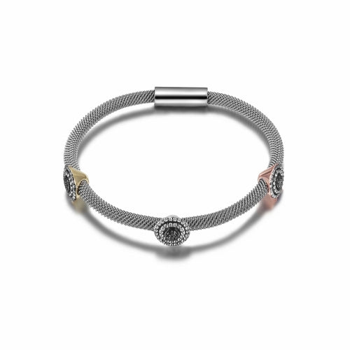 Classic 3-Tone Station Bangle