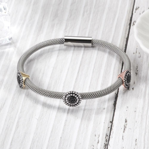 Classic 3-Tone Station Bangle