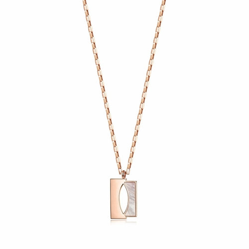 SQUARE SHELL NECKLACE