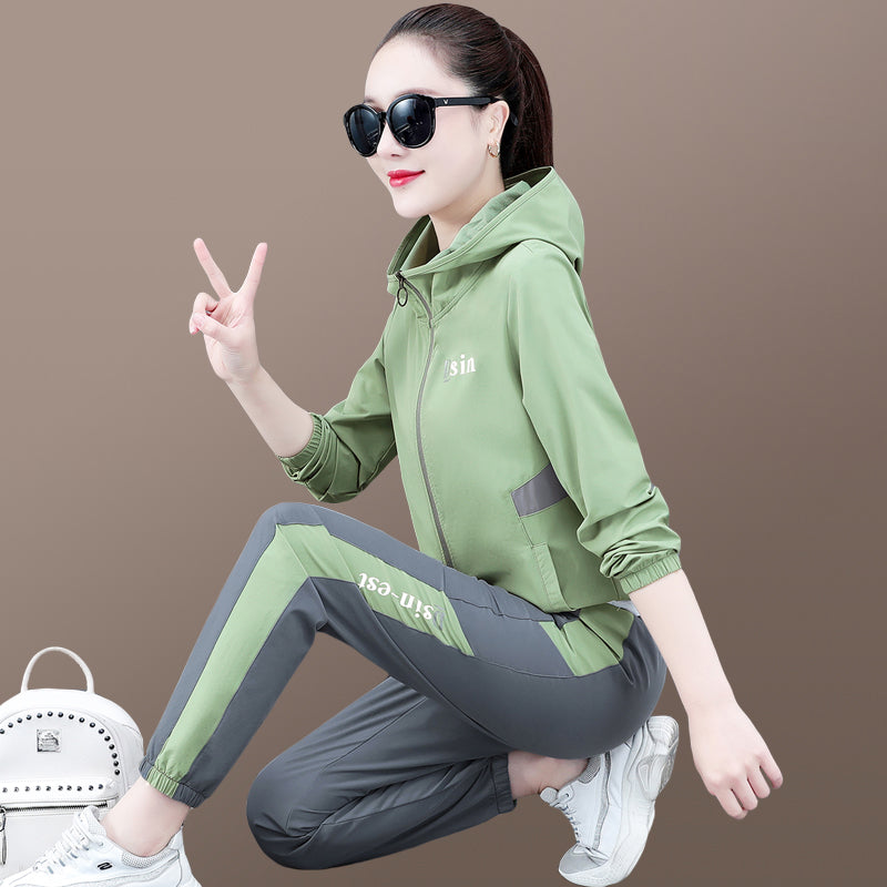 Hooded Sweatshirt Brand Early Autumn Loungewear Sports Suit