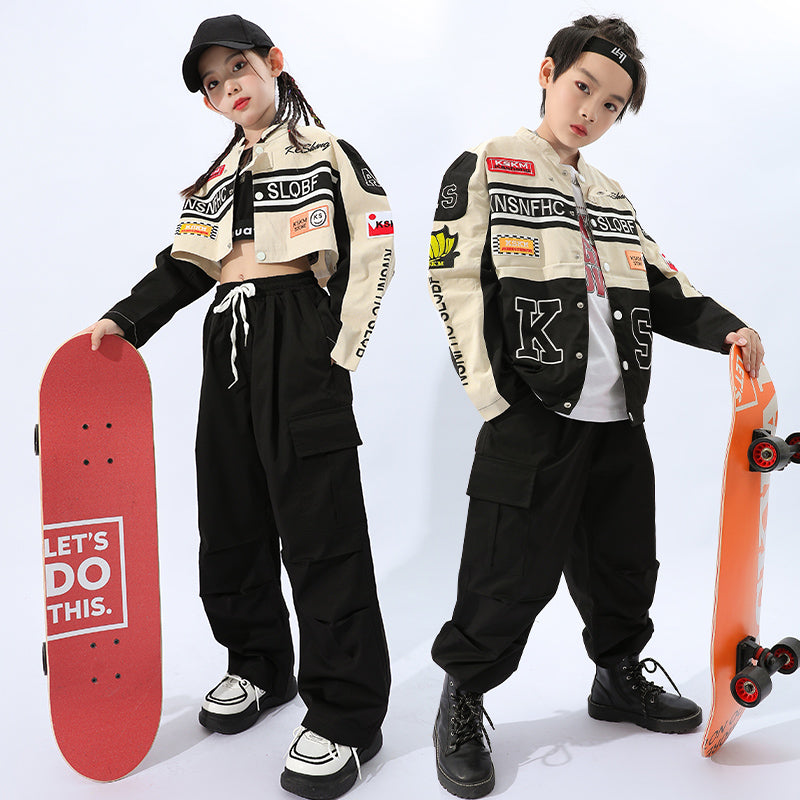 Children's Hiphop Hip-Hop Fashionable Brand Jazz Costume