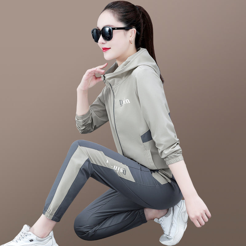 Hooded Sweatshirt Brand Early Autumn Loungewear Sports Suit