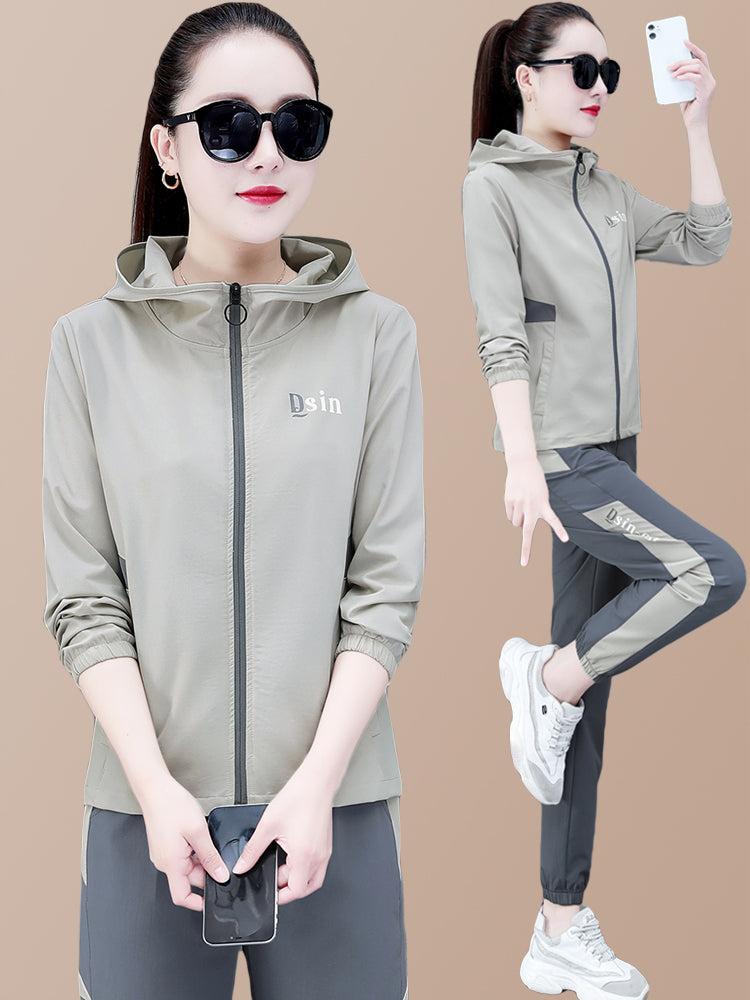 Hooded Sweatshirt Brand Early Autumn Loungewear Sports Suit