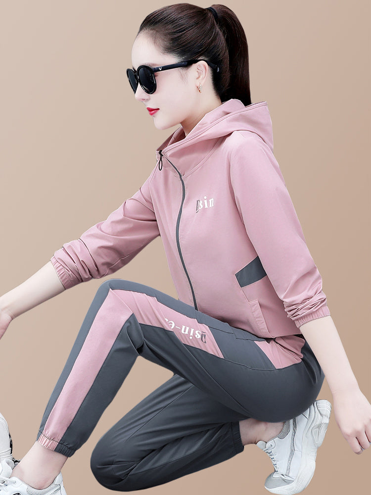 Hooded Sweatshirt Brand Early Autumn Loungewear Sports Suit