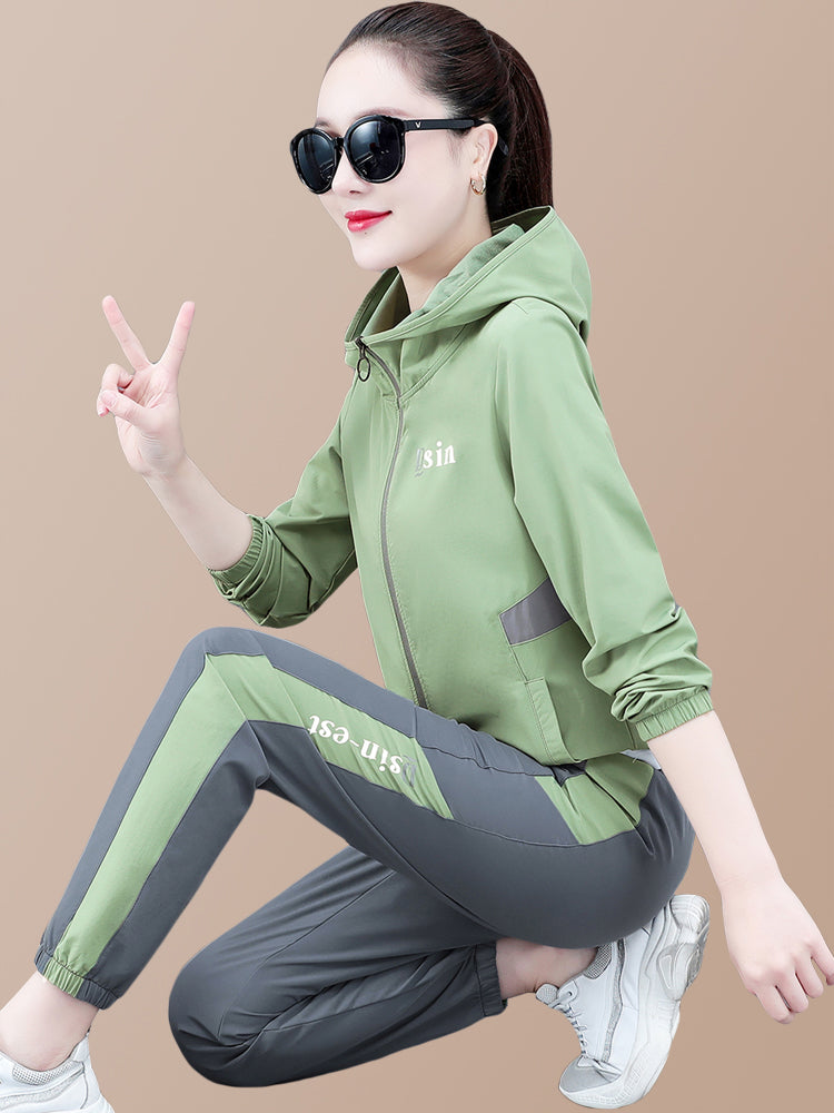 Hooded Sweatshirt Brand Early Autumn Loungewear Sports Suit