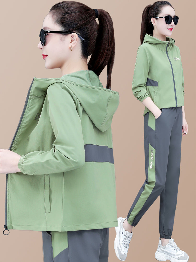 Hooded Sweatshirt Brand Early Autumn Loungewear Sports Suit