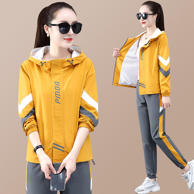 Hooded Sweatshirt Brand Early Autumn Loungewear Sports Suit