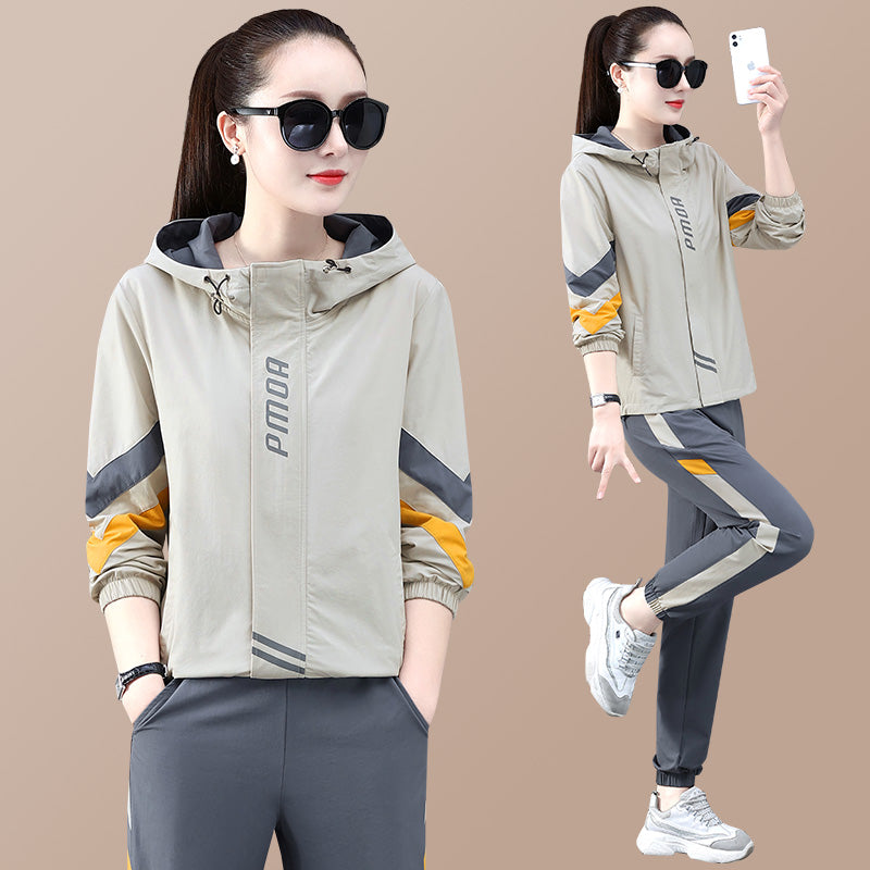 Hooded Sweatshirt Brand Early Autumn Loungewear Sports Suit