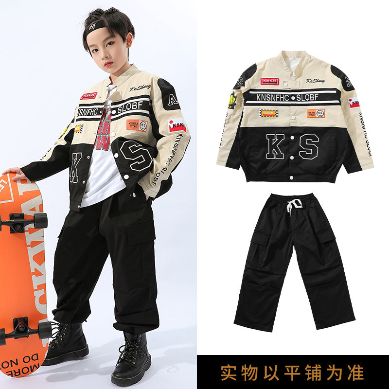 Children's Hiphop Hip-Hop Fashionable Brand Jazz Costume