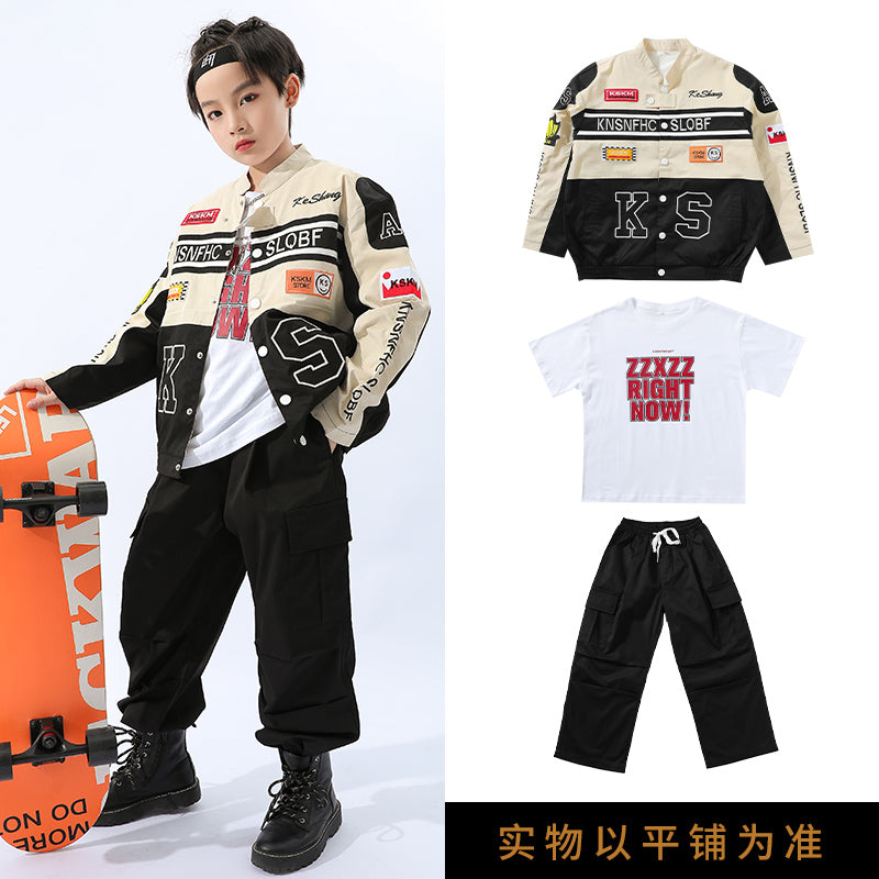 Children's Hiphop Hip-Hop Fashionable Brand Jazz Costume