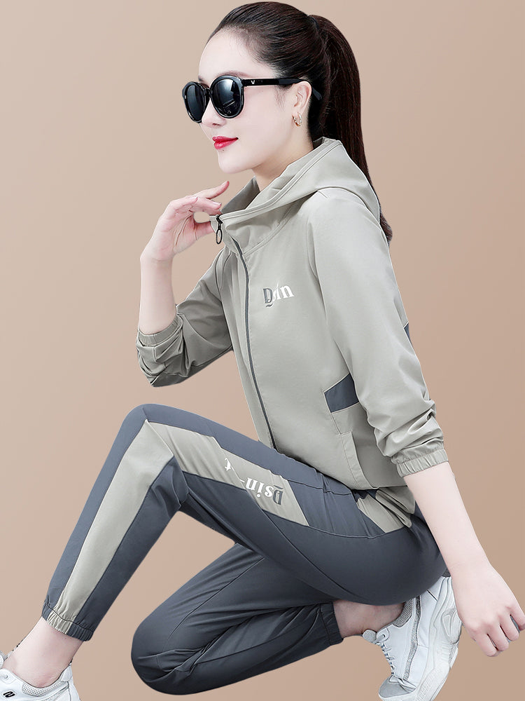 Hooded Sweatshirt Brand Early Autumn Loungewear Sports Suit