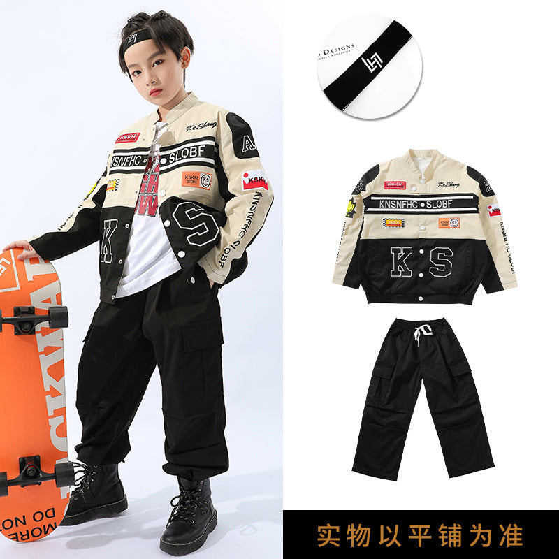 Children's Hiphop Hip-Hop Fashionable Brand Jazz Costume