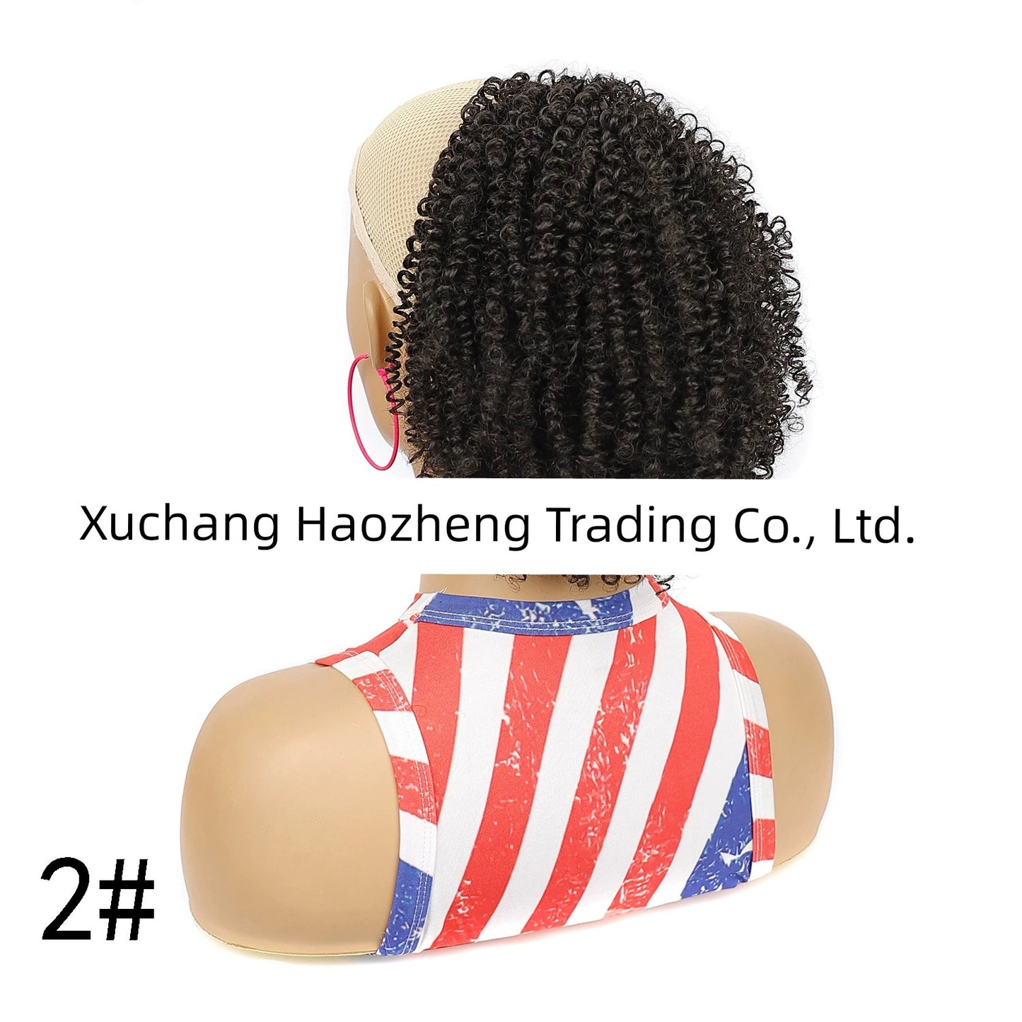 Chemical Fiber Wig Female Short Curly Hair Bud Ponytail Fashion Hair Bag Ponytail Kinky Curly Ponytail