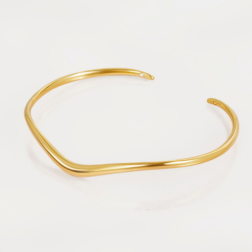 Wavy Cuff Bracelet, Jewelry For Women, Twisted Wavy Cuff Bracelet